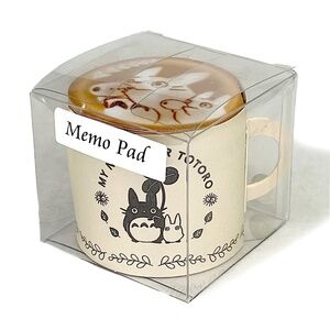 My Neighbor Totoro Latte Art Memo Pad from Japan